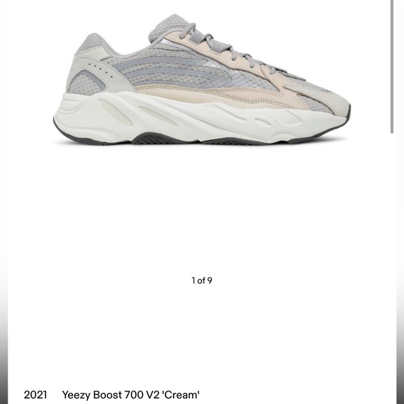 YEEZY BOOST 700 V2 ‘CREAM’ - Picture 7 of 7